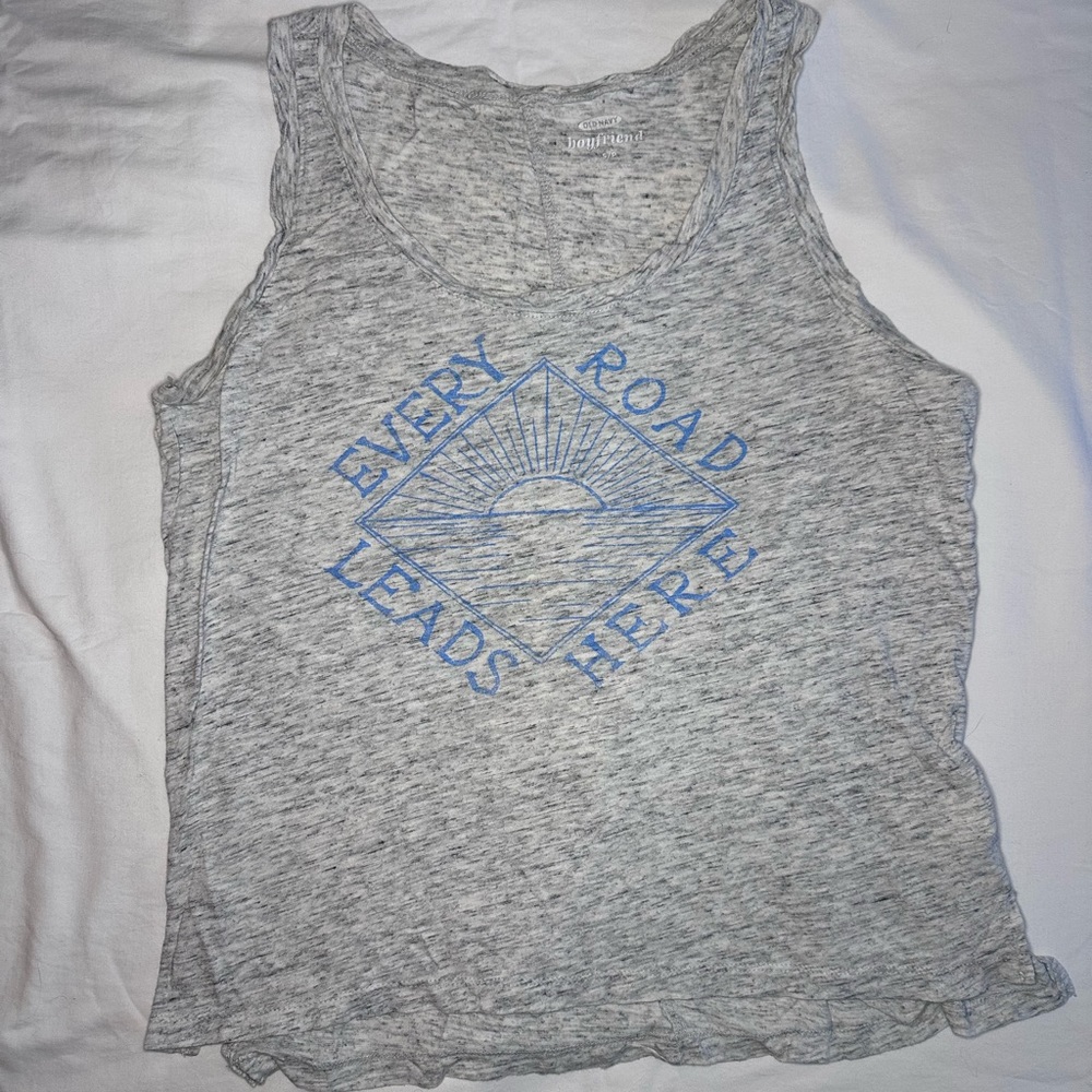 Cute Boyfriend Style Workout Sleeveless Shirt Tank Top